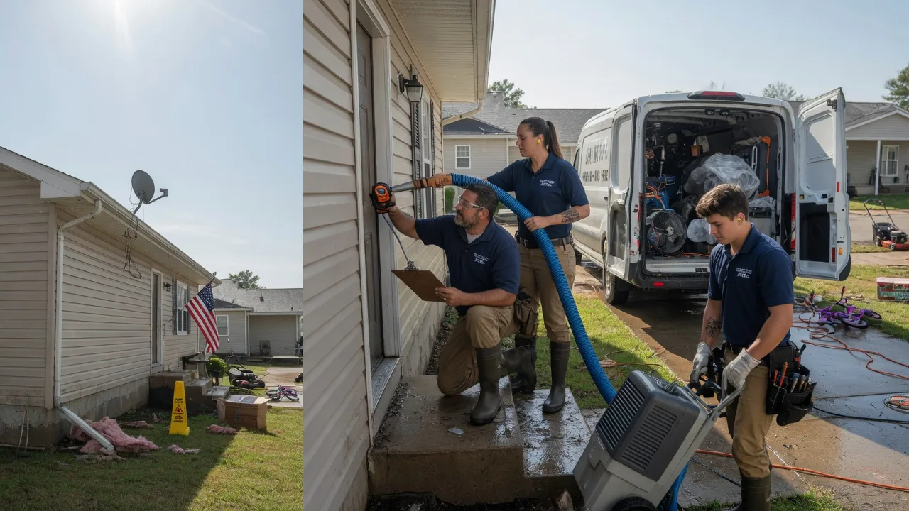 Ceiling Water Damage Restoration in Knoxville, IL near me